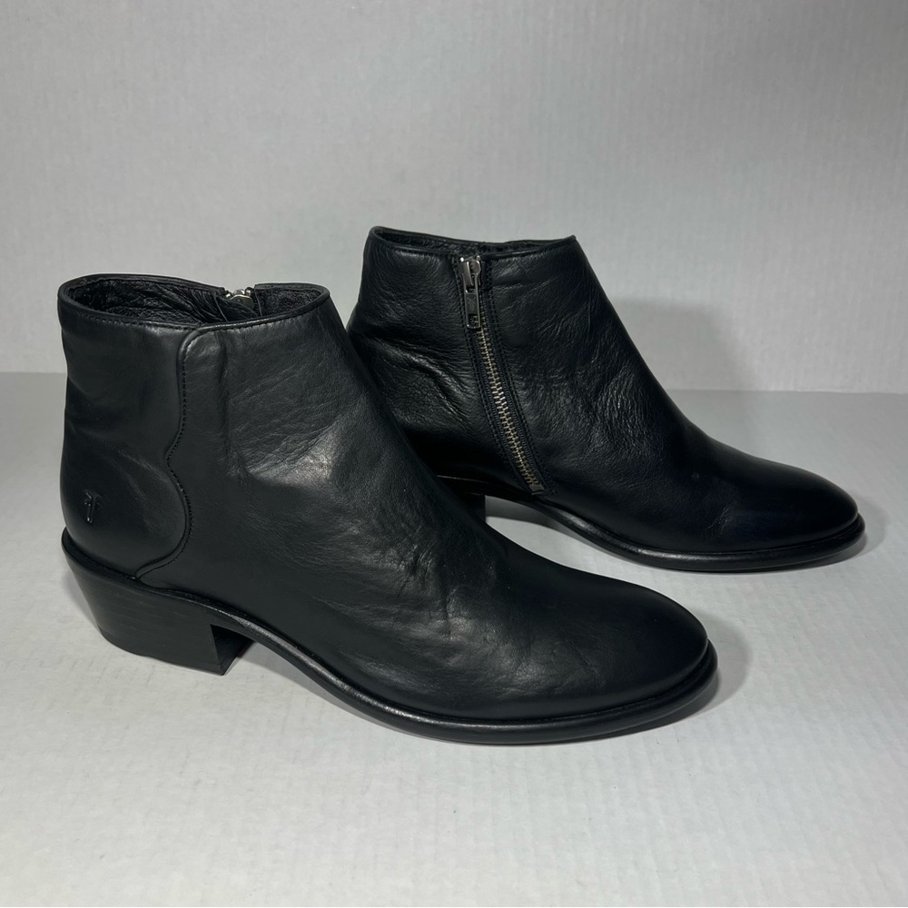 Frye Black Ankle Boots - Picture 6 of 12